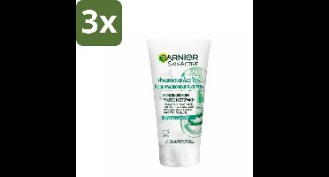 Garnier - SkinActive - Gezichtsreinigingsschuim - Hyaluronzuur & Aloe Vera - Hydraterend - 150 ml - Bulkverpakking - 3 stuks