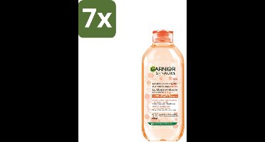 Garnier - SkinActive - Micellair Reinigingswater - Milde Peeling - Alles-in-1 - 400 ml - Bulkverpakking - 7 stuks