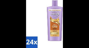 24 x Andrélon – Shampoo – Oil & Care – 685 ml - Haar Verzorging - Pluisvoorkomen - Arganolie Shampoo - Sheaboter - Droog Haar