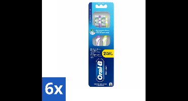 6 x Oral-B - Pro-Clean – Tandenborstel – Manueel – 2-pack - Handtandenborstel - Tandenborstel - Tandenborstel Voor Interdentale Ruimtes - Tandenborstel Met Polijstcup - Tandenborstel Met Tongreiniger
