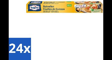 24 x Toppits – Bakpapiervellen – 16 vellen - Bakpapier - Bakpapier Met Antikleefbescherming - Bakpapier 3d - Bakpapier Voor Koekjes - Bakpapier Voor Pizza