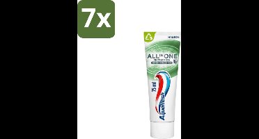 Aquafresh - Tandpasta - All In One Protection - Antibacterial Action - 75ml - Bulkverpakking - 7 stuks