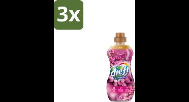 3 x Dreft – Pink Eternal Garden – Vloeibare Geurbooster – 720 ml – 36 wasbeurten - Wasmiddel Poeder - Frisheid Was - Kleurbescherming - Vezelbescherming - Anti-kreukwerking