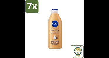 7 x NIVEA – Bodylotion – Sun Touch Bruinen Zonder Zon – 400 ml - Grootverpakking - Natuurlijke Teint - Bruinen Zonder Zon - Hydraterende Lotion - Ginkgo Biloba - Druivenpitolie