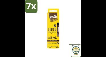 7 x Got2B - 2-in-1 Gel - Brows & Edges Donkerbruin - 16 ml - Grootverpakking - 2-in-1 Gel Brows En Edges - Donkerbruin Gel - Haarranden Stylen - Wenkbrauwen Stylen - Natuurlijke Look