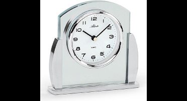 Tafelklok Silver Spurt Modern Design