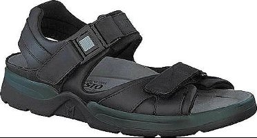 Mephisto SHARK FIT Heren Sandaal - Zwart - Maat 48