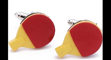 Manchetknopen - Batjes Tafeltennis Tafeltennisbatjes Rood