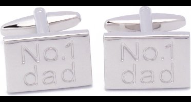 Manchetknopen - No. One Dad Vaderdag Nummer 1 Papa