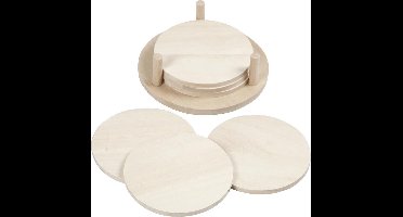Schijven, d 9,5 cm, dikte 5 mm, 6 stuk/ 1 doos