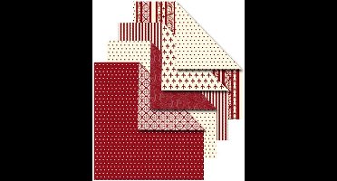 Origamipapier, afm 10x10 cm, 80 gr, 50 div vellen/ 1 doos