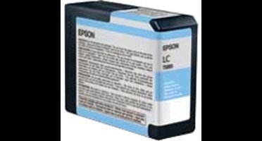 Epson T580 - Inktcartridge / Licht Cyaan