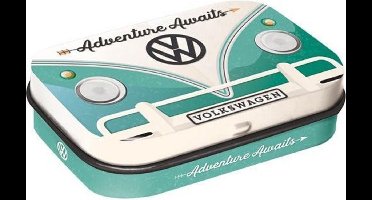 Volkswagen Bulli Adventure Awaits - Pepermunt Doosje 6 x 4 cm