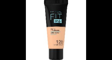 Maybelline New York - Fit Me Matte + Poreless Foundation - 120 Classic Ivory - Medium Dekkende Foundation met Matte Finish voor de Normale tot Vette Huid - 30 ml