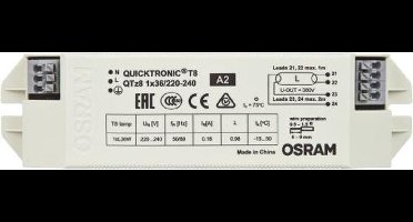 Osram Quicktronic QTz8 1x36 | Voorschakelapparaat | 150x40x28 mm