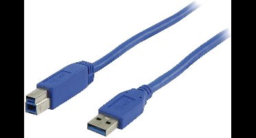 Valueline USB naar USB-B kabel - USB3.0 - 1 meter
