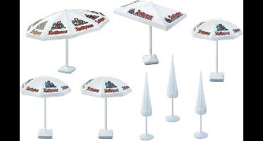 Faller - 8 Parasols - modelbouwsets, hobbybouwspeelgoed voor kinderen, modelverf en accessoires
