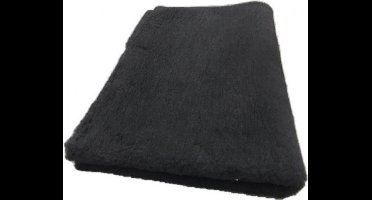 Vet Bed Zwart Effen Latex Anti Slip 26 mm Rol van 5 meter 150 cm breed