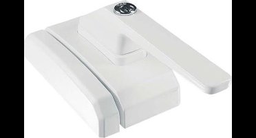 Abus raamslotgreep - wit - FO400N W - ALO125 - gelijksluitend