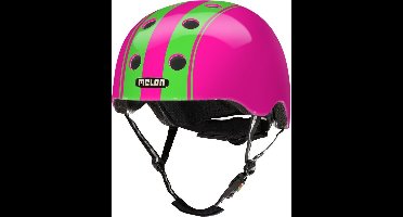 Melon helm Double Green Pink XL-2XL (58-63cm) groen/roze