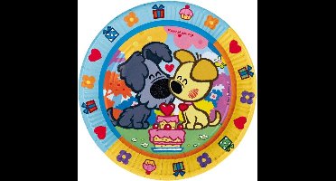 Woezel & Pip - Bordjes - 8 Stuks