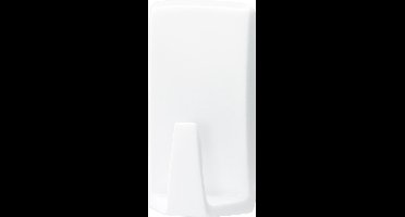 Tesa powerstrips ophanghaken - 2x - wit - kunststof - waterproof - zelfklevend