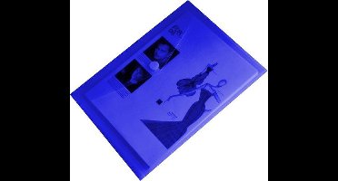 150x EXXO-HFP - #90126 - A4 Documentenmap - Landschap model - Klitsluiting - Blauw - 15 pak @ 10 stuks