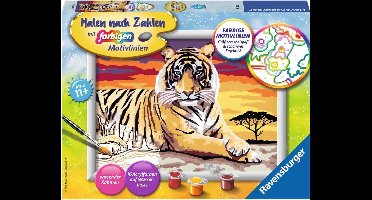 Ravensburger 4005556285532 kleurplaat en kleurboek Color by numbers kit