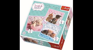 Trefl 3in1 Puzzel - Katten