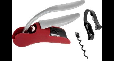 Luxe Kurkentrekker met foliesnijder rood