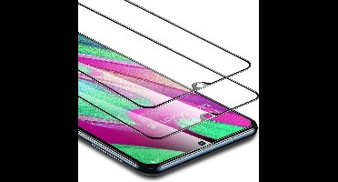 Full Cover Glass Samsung Galaxy A40 - Zwart (2 stuks)