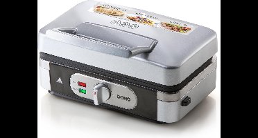 DOMO DO9136C Contactgrill - Snack maker 3-in-1 - Verwisselbare bakplaten voor croque/tosti/wafel/grill