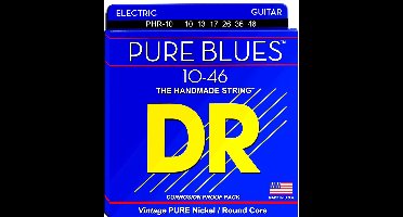 DR Strings Elektrische Gitaarsnaren PHR-10 Pure Blues 10-46
