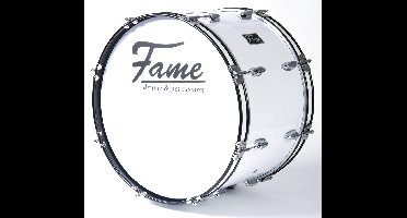 Fame Marching basDrum 24"x12", met Tragegordel & Beater - Marching bass drum