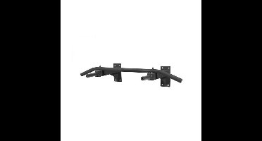 Gorilla Sports Optrekstang - Pull Up Bar - Multifunctioneel & Wandmontage  - Belastbaar tot 100kg - Zwart