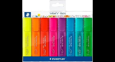 STAEDTLER Textsurfer classic tekstmarker - set 8 rainbow