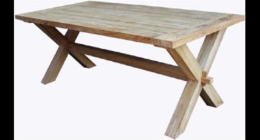 Van der Leeden Tuintafel Ibiza Cross Teak 180x100