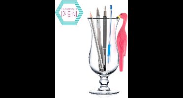 Mustard Desktop Pen Flamingo - Roze