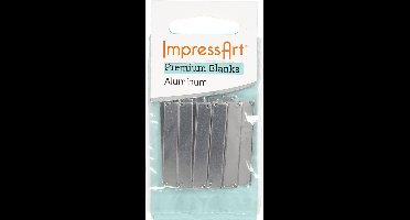 Creotime Aluminium Label 4 X 0,5 Cm 15 Stuks Zilver