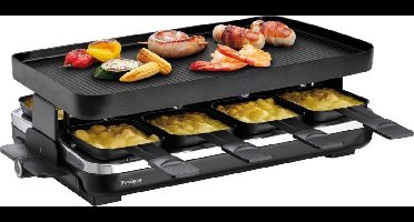 Trisa Supreme 8 Gourmetstel 8 pannen, Anti-aanbaklaag Zwart