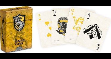 Cartamundi Speelkaarten Harry Potter Huffelpuf Geel/zwart