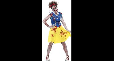 Zombie Miss Snow Sneeuwwitje Kostuum | maat S ( 36 - 38 )