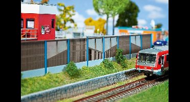 Faller - Geluidswering Hout - modelbouwsets, hobbybouwspeelgoed voor kinderen, modelverf en accessoires