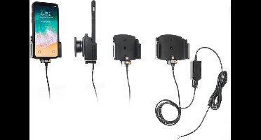 Brodit houder geschikt voor Apple iPhone X / Xs / 11 Actieve verstelbare houder met vaste voeding