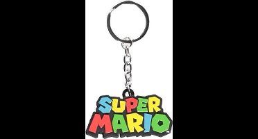 Nintendo Super Mario Sleutelhanger Logo 3D Multicolours