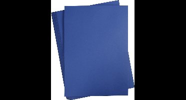 Gekleurd Karton, A2 420x594mm donkerblauw, 100 vel | Knutselkarton