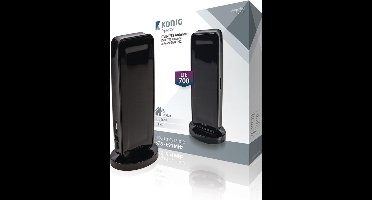 König KNANIR1501B700 Versterkt Dvb-t/t2 Antenne 26 Db Uhf / Vhf