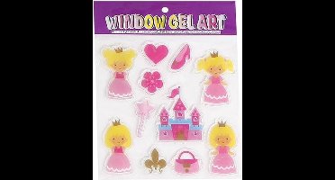 Van Manen Raamstickers Prinsessen Roze 11-delig