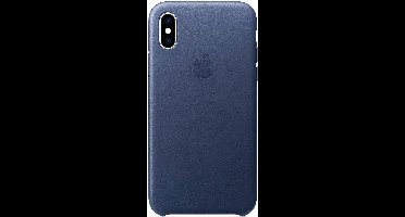 Apple - Leren Hoesje - iPhone Xs Max - Donkerblauw