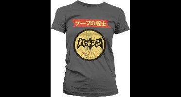 DC Comics Batman Dames Tshirt -M- Japanese Retro Logo Grijs
